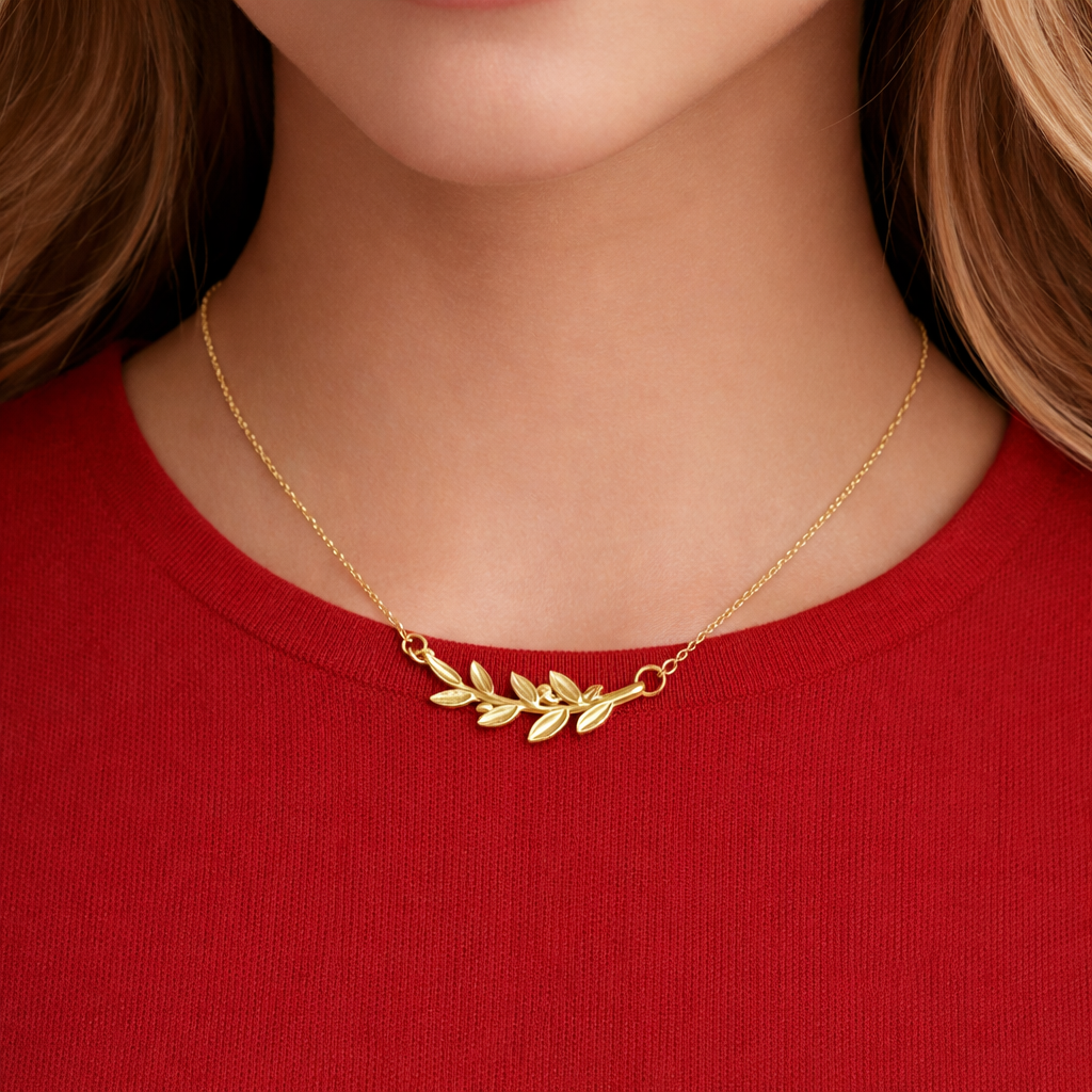 Olive Branch Necklace